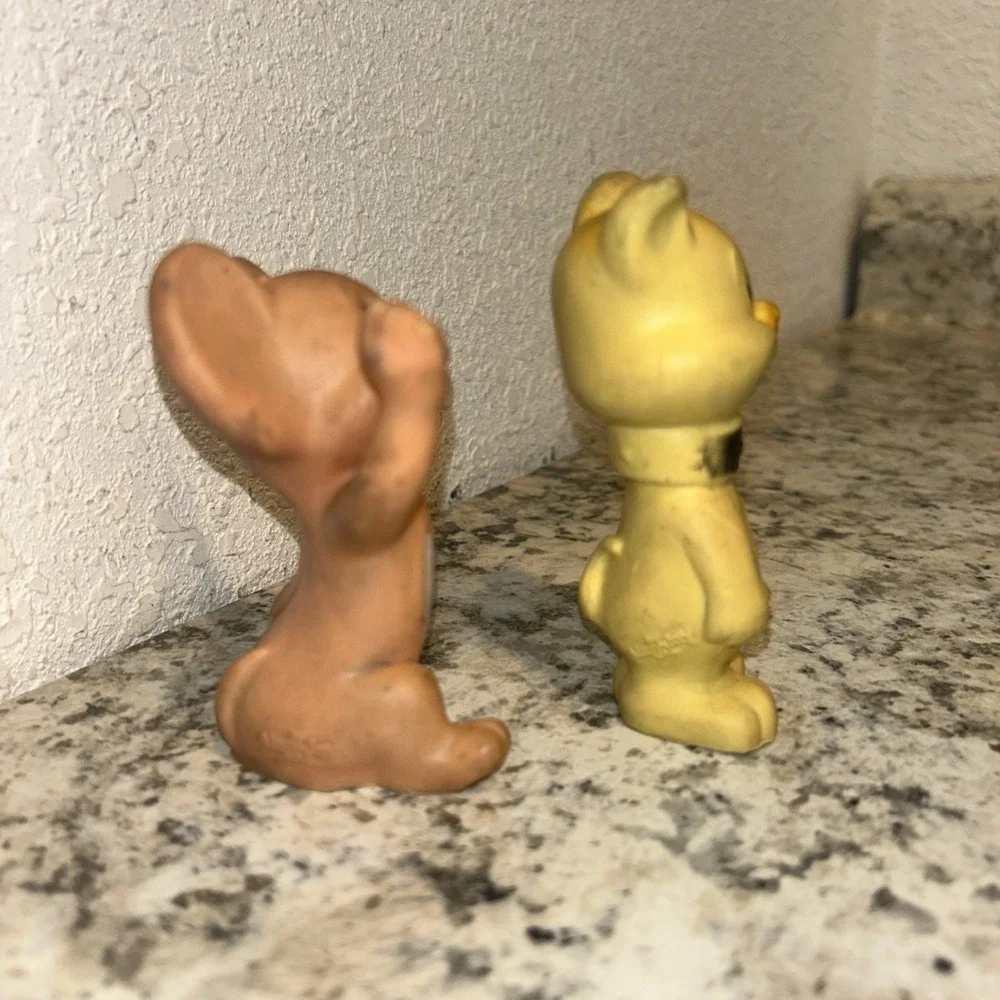 Alan Jay Rubber Squeak Toys Tom & Jerry Mouse And Spike's Som Tyke RARE E2 - Picture 4 of 6